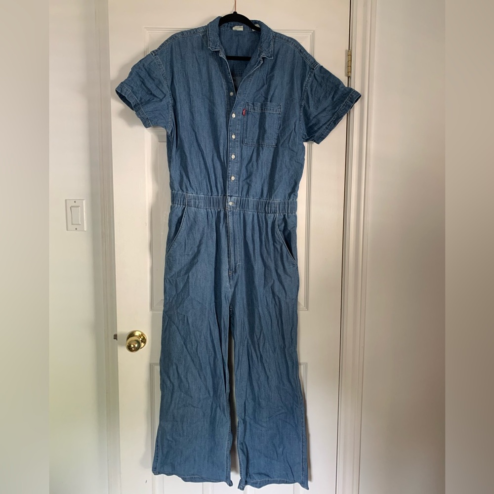 Levi's Blue Denim Jumpsuit